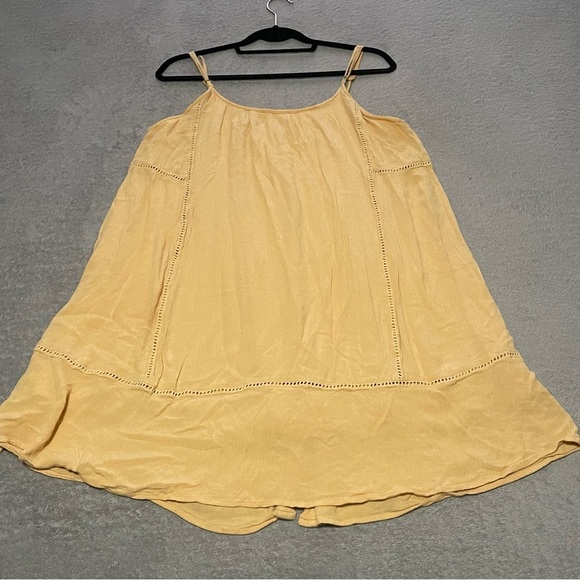 Koy Resort Miami button up mini dress size large in golden - Picture 7 of 14